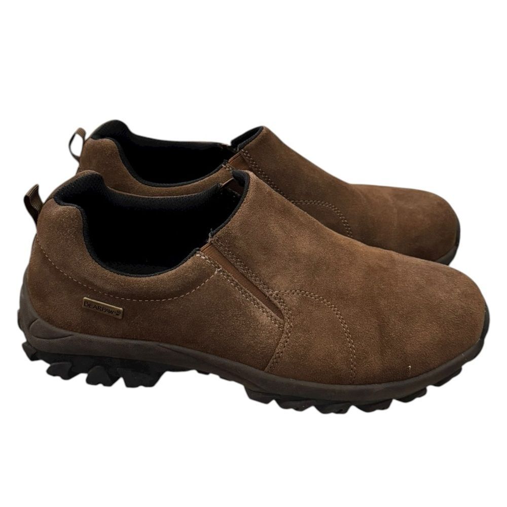 Bearpaw Men’s “Max” Brown Suede Leather Slip-on Shoes with Box 11